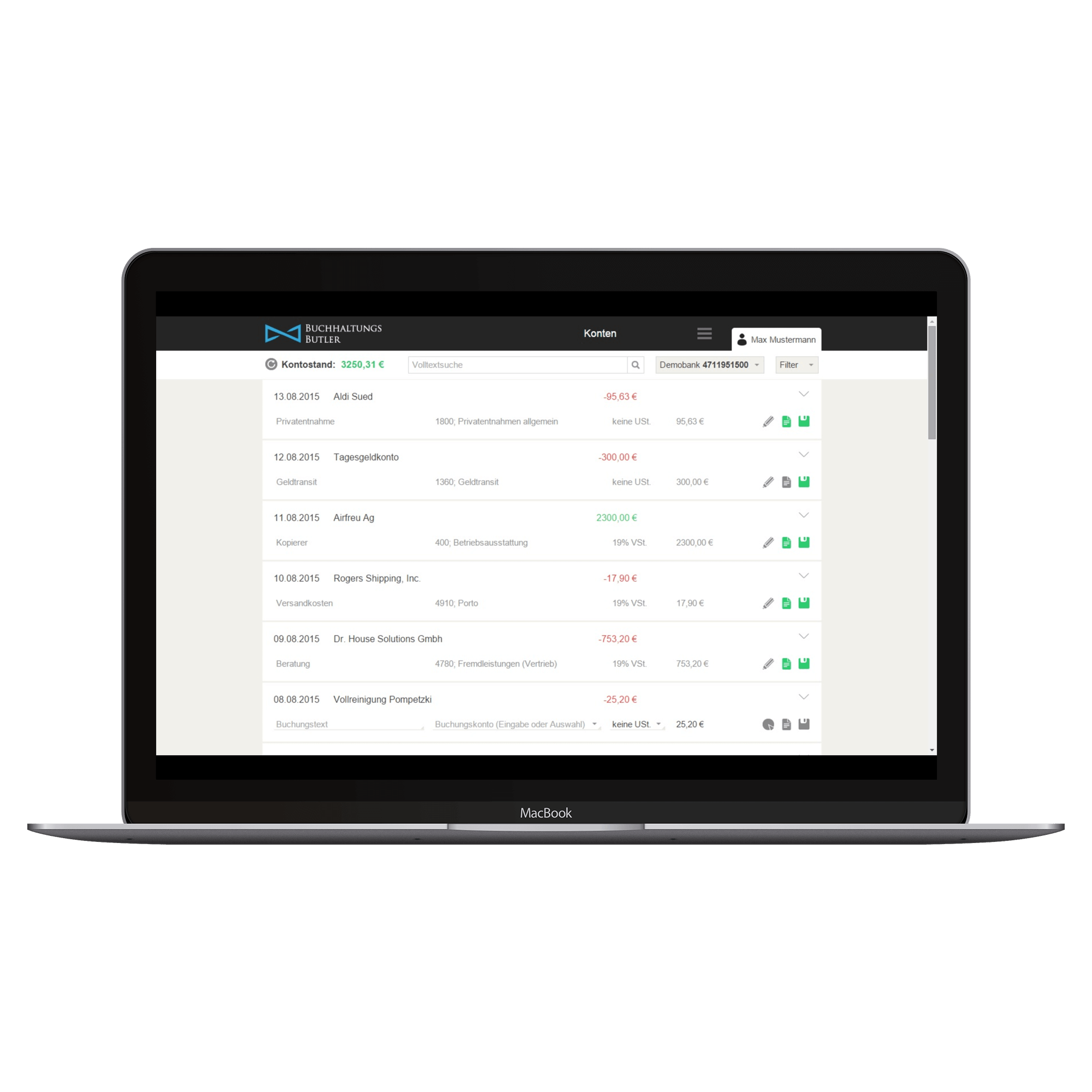 Buchhaltungssoftware für Stripe