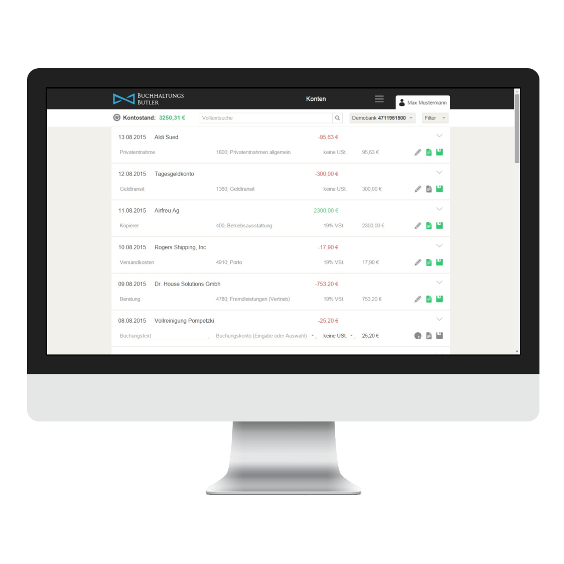 Online Buchhaltungssoftware | BuchhaltungsButler