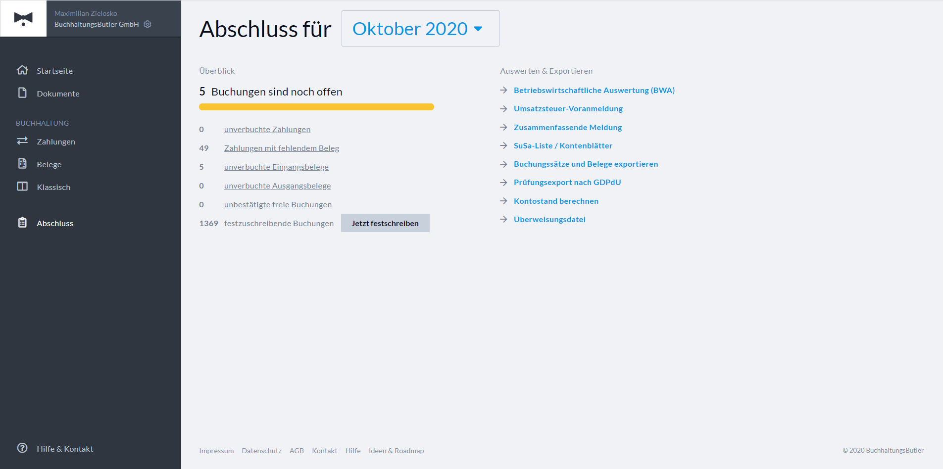 Abschluss im Relaunch