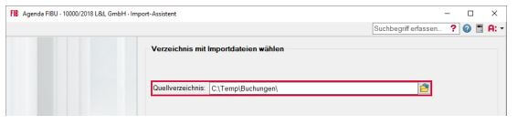 AGENDA Import Buchungssätze und Belegbildverknüpfung