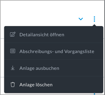 Anlage löschen