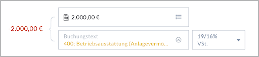 Anlagekonto ansprechen