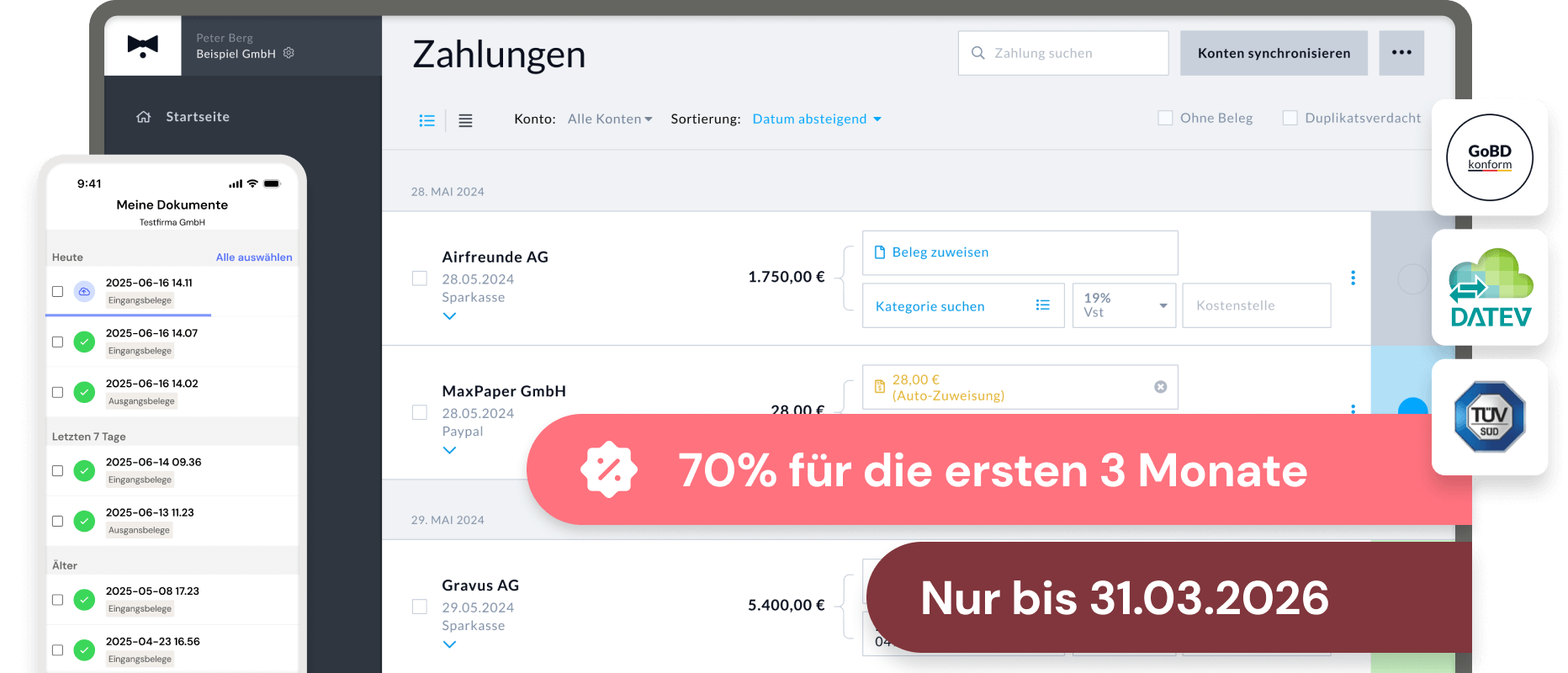 Buchhaltungssoftware BuchhaltungsButler