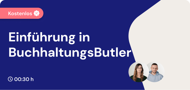 Entdecken Sie das Webinar "Einführung in BuchhaltungsButler"