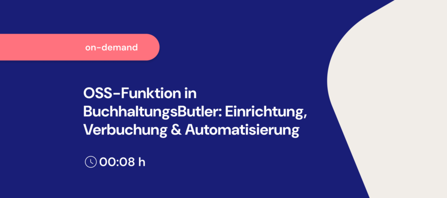 Video über OSS-Verfahren in BuchhaltungsButler