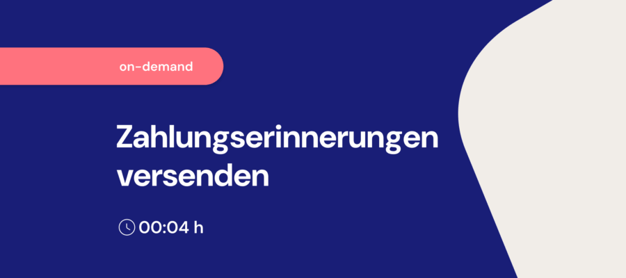Video zu Funktion Zahlungserinnerungen aus BuchhaltungsButler versenden