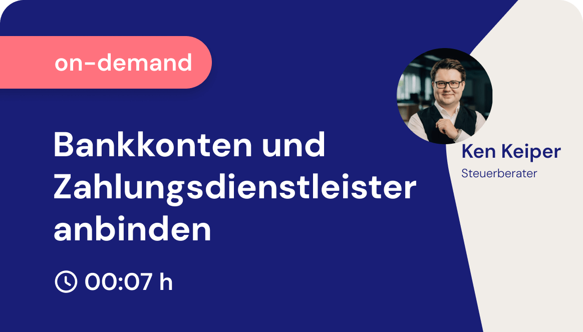 Bankkonten und Zahlungsdienstleister in BuchhaltungsButler anbinden