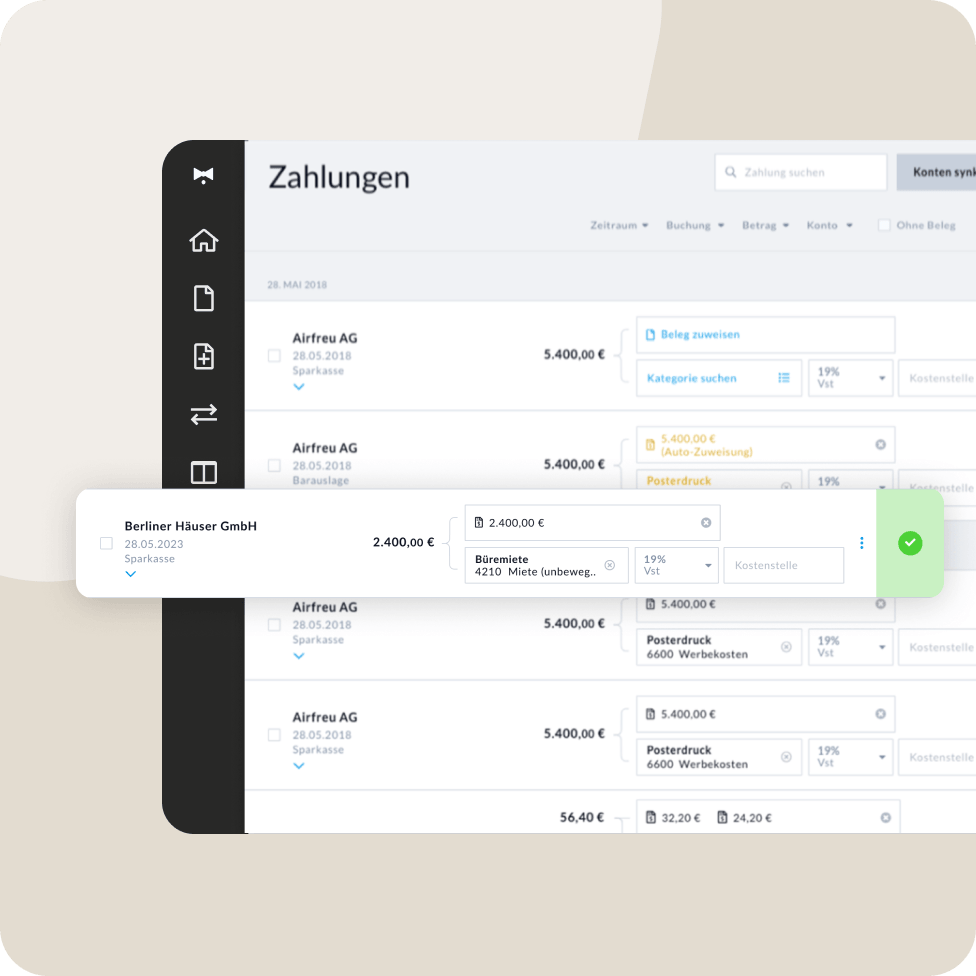 Als EÜR können Sie ihre Buchhaltung mit BuchhaltungsButler automatisieren