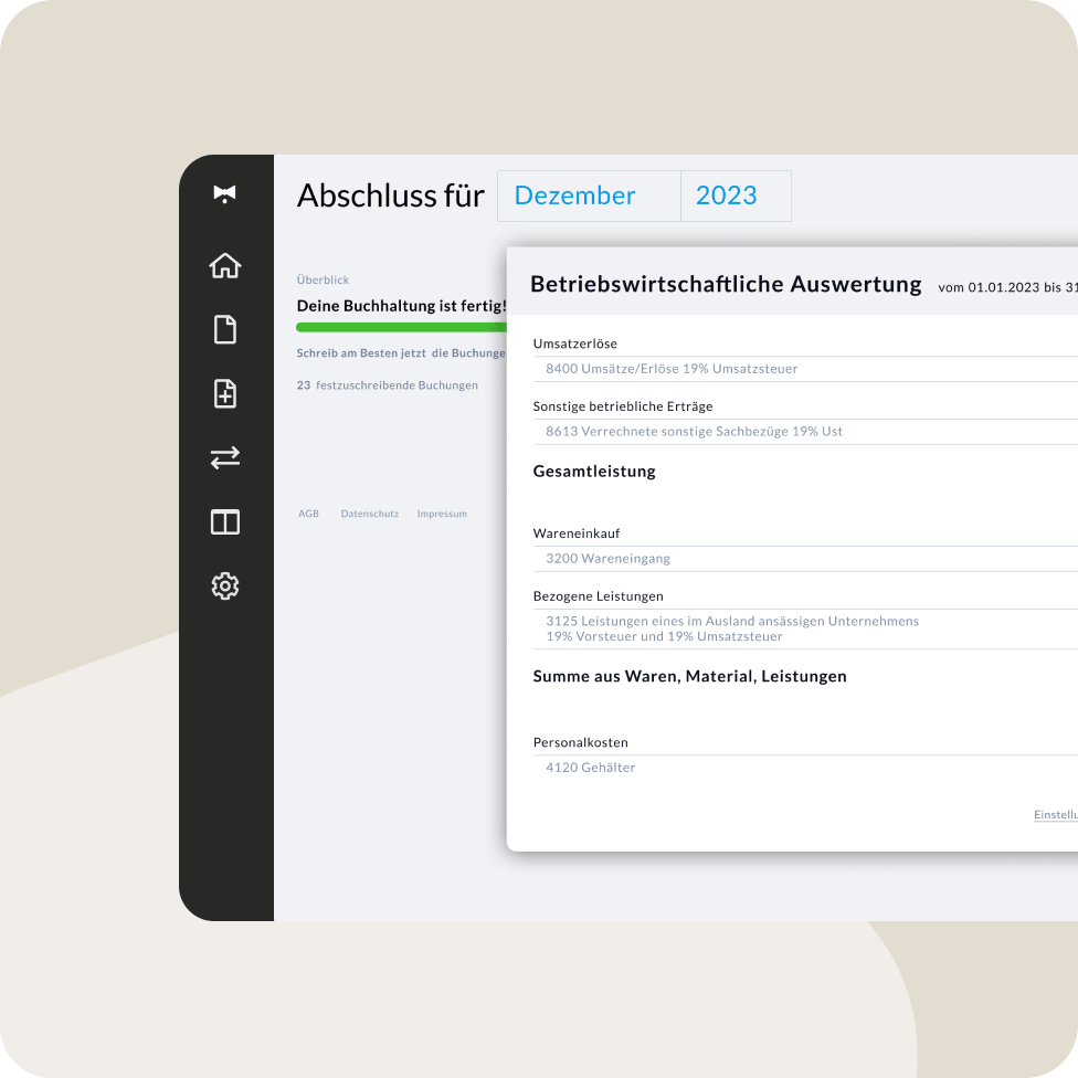 Wenn Sie eine Kapitalgesellschaft sind und eine neue Buchhaltungssoftware brauchen ist BuchhaltungsButler die richtige Wahl