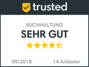 Bewertungssiegel Sehr Gut von Trusted.de