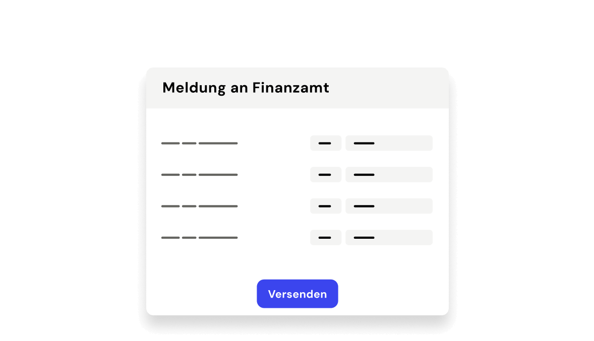 Buchhaltungssoftware mit zusammenfassender Meldung