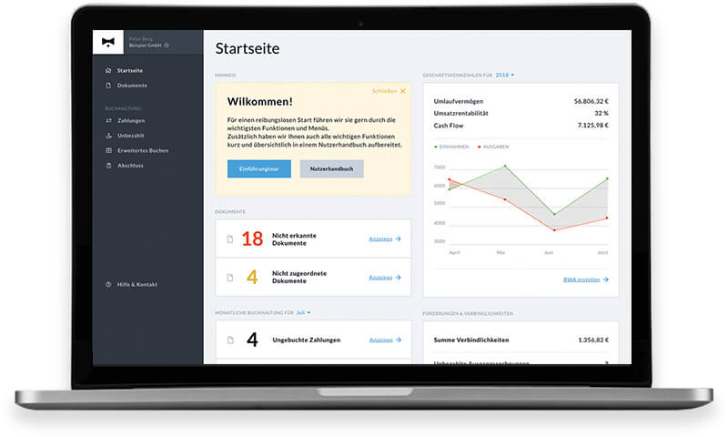 Steuerberater-Software zur Mandantenzusammenarbeit