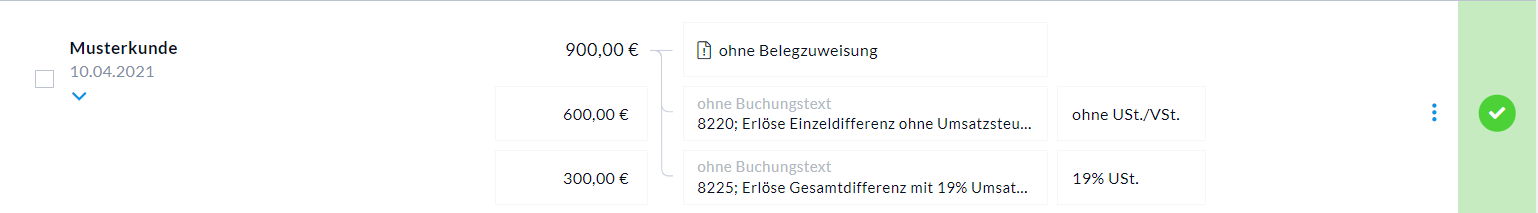 Warenverkauf Differenzbesteuerung