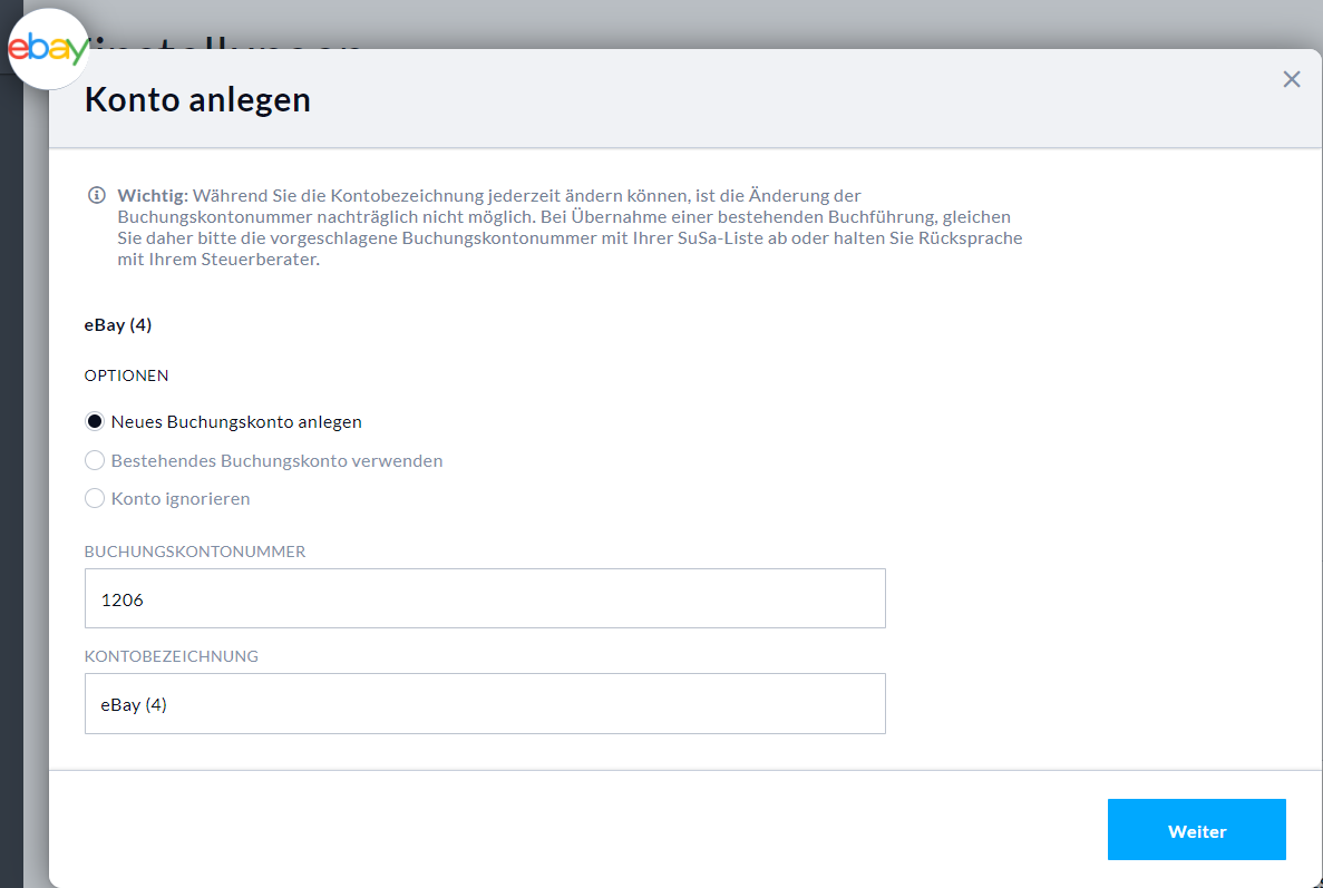 eBay Managed Payments | BuchhaltungsButler