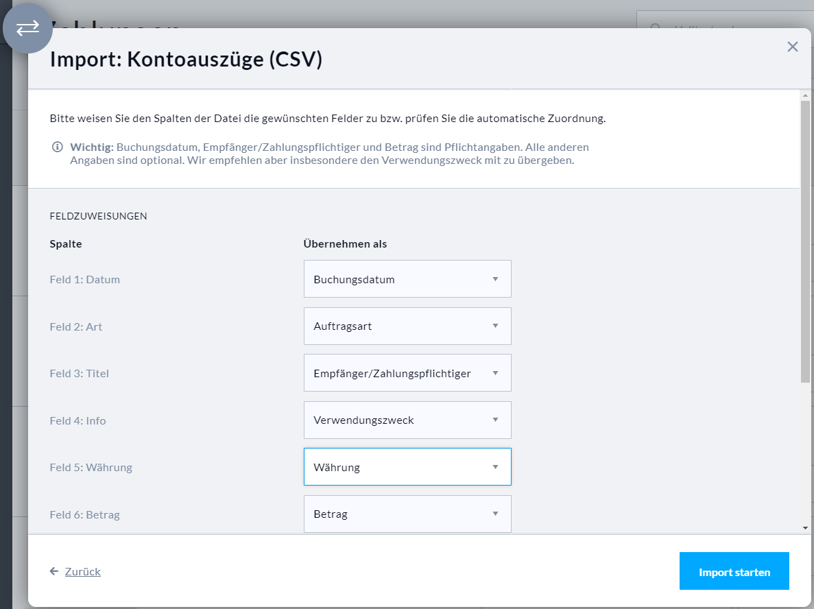 Einfacher CSVImport von Etsy Transaktionen BuchhaltungsButler