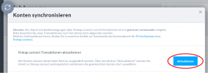 Bankkonto verbinden in Buchhaltungssoftware