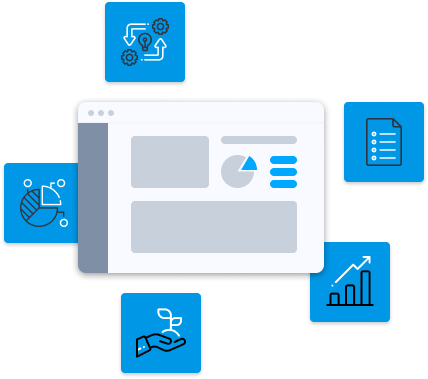 Icons und Schema der Anwendung