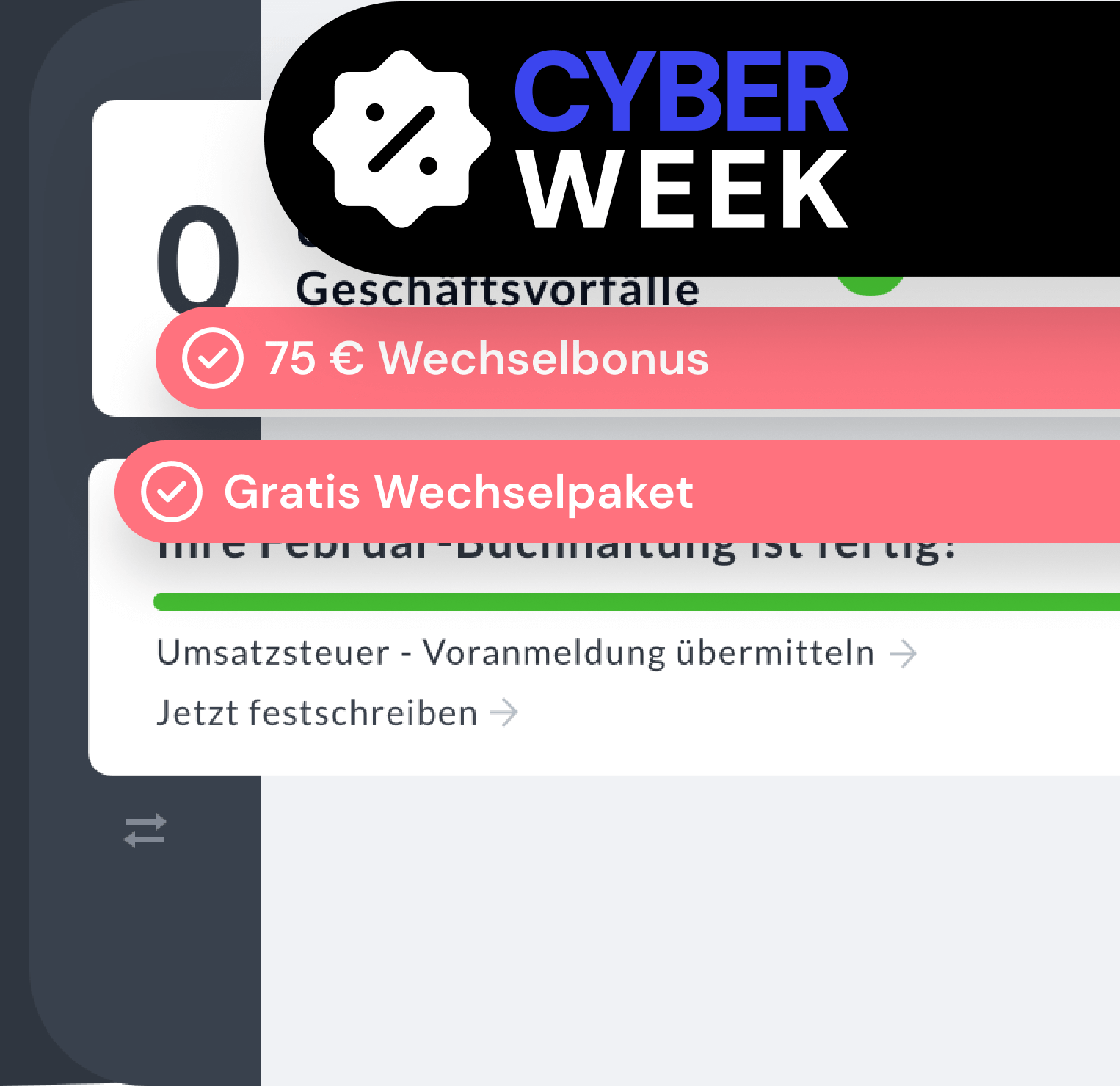 Cyber Week bei Buchhaltungssoftware BuchhaltungsButler