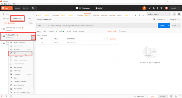 API Collection in Postman