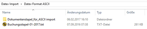 Stotax Ordnerauswahl