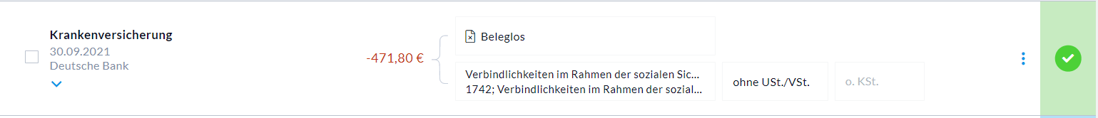 Verbindlichkeiten im Rahmen der sozialen Sicherheit