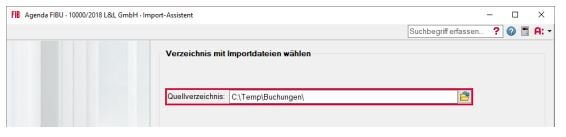 Agenda XML import einspielung dateien